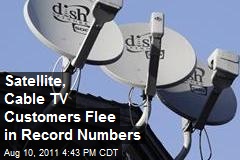 Satellite, Cable TV Customers Flee in Record Numbers