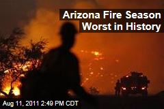 Arizona Wildfires Biggest in History