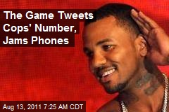 The Game Tweets Cops&#39; Number, Jams Phones
