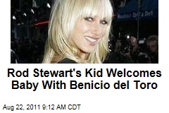 Kimberly Stewart Has Baby Girl; Benicio del Toro Is the Father