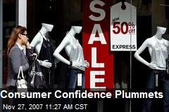 Consumer Confidence Plummets