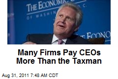 Many Firms Pay CEOs More Than the Taxman