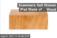 Scammers Sell Woman iPad Made of ... Wood
