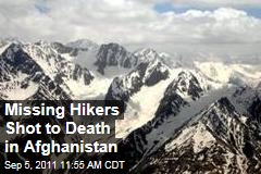 Missing German Hikers Found Shot to Death in Afghanistan
