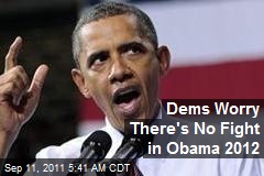 Dems Worry There&#39;s No Fight in Obama 2012