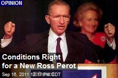 Conditions Right for a New Ross Perot