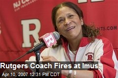 Rutgers Coach Fires at Imus
