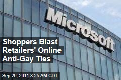 Shoppers Blast Microsoft, Apple for Ties to Anti-Gay Groups