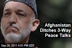 Afghanistan Ditches US-Pakistan Peace Talks After Burhanuddin Rabbani Assassination