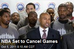 NBA Set to Cancel Games