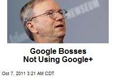 Google Bosses Not Using Google+
