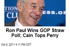 Ron Paul Wins Values Voter Poll; Herman Cain Beats Rick Perry