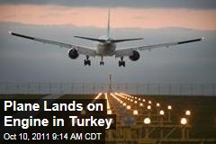 Sky Airlines Boeing Plane Lands on Engine in Turkey