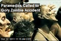Paramedics Called to Gory Zombie Accident