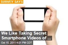 Americans Like Taking Secret Videos on Smartphones: Study