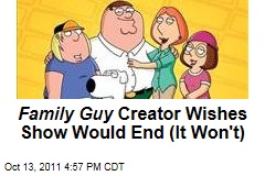 'Family Guy' Creator Seth MacFarlane Wants Show Over