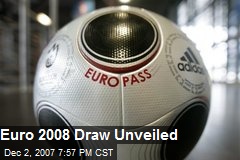 Euro 2008 Draw Unveiled