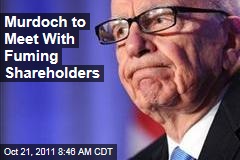 Rupert Murdoch Braces for Fury at News Corp Shareholders' Meeting