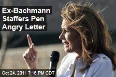 Former Michele Bachmann Staffers in New Hampshire Write Angry Letter