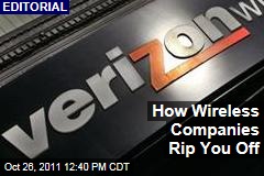 How Verizon and Other Wireless Companies Rip You Off