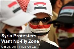 Syria Protesters Want No-Fly Zone