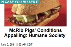 McRib Pork Supplier Smithfield Keeps Pigs in Appalling Conditions: Humane Society