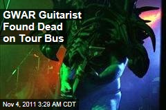 GWAR Guitarist Cory Smoot Found Dead on Tour Bus