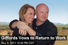 Giffords Vows to Return to Work