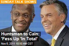 Jon Huntsman to Herman Cain: Time to Talk About the Sex Harassment Allegations