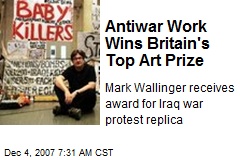 Antiwar Work Wins Britain's Top Art Prize
