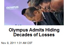 Olympus Admits Hiding Decades of Losses