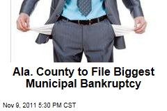 Alabama's Jefferson County Votes to File Biggest Municipal Bankruptcy in US History