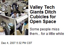 Valley Tech Giants Ditch Cubicles for Open Space