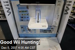 Good Wii Hunting!