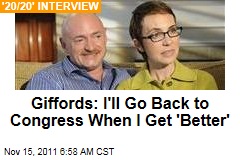 Gabrielle Giffords '20/20' Interview: I'll Go Back to Congress When I Get 'Better'