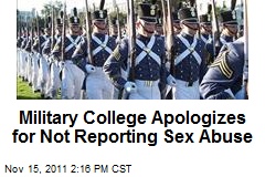 Military College Apologizes for Not Reporting Sex Abuse