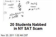 20 Students Nabbed in NY SAT Scam