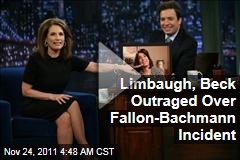 VIDEOS: Rush Limbaugh, Glenn Beck Outraged Over Michele Bachmann Intro Song Incident on 'Late Night With Jimmy Fallon'