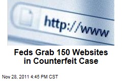 Federal Officials Seize 150 Websites in Counterfeit Case