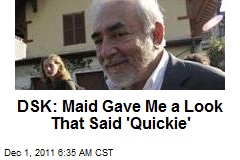 DSK: Maid Gave Me a Look That Said &#39;Quickie&#39;
