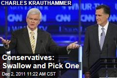 Newt Gingrich, Mitt Romney Both 'Significantly Flawed': Charles Krauthammer