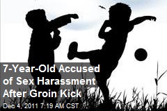 7-Year-Old Accused of Sex Harassment After Groin Kick