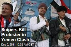 Snipers Kill Protester in Taiz, Yemen