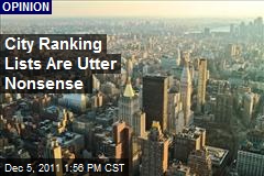 City Ranking Lists Are Utter Nonsense