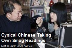 Cynical Chinese Taking Own Smog Readings