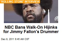 NBC Bans Walk-On Hijinks for Jimmy Fallon&#39;s Drummer