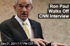 Ron Paul Walks Off CNN Interview After Questions About Old Newsletters
