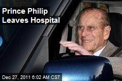 Prince Philip Leaves Hospital