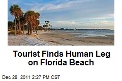 Tourist Finds Human Leg on Florida Beach