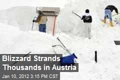 Blizzard Strands Thousands in Austria